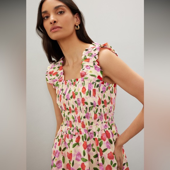 English Factory Flower Ruffled Mini Dress - Picture 5 of 8